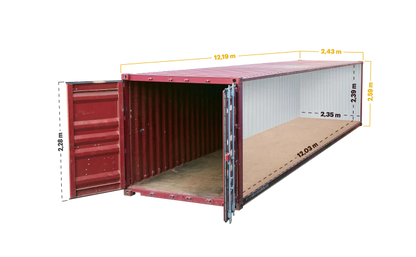 40ft standard container